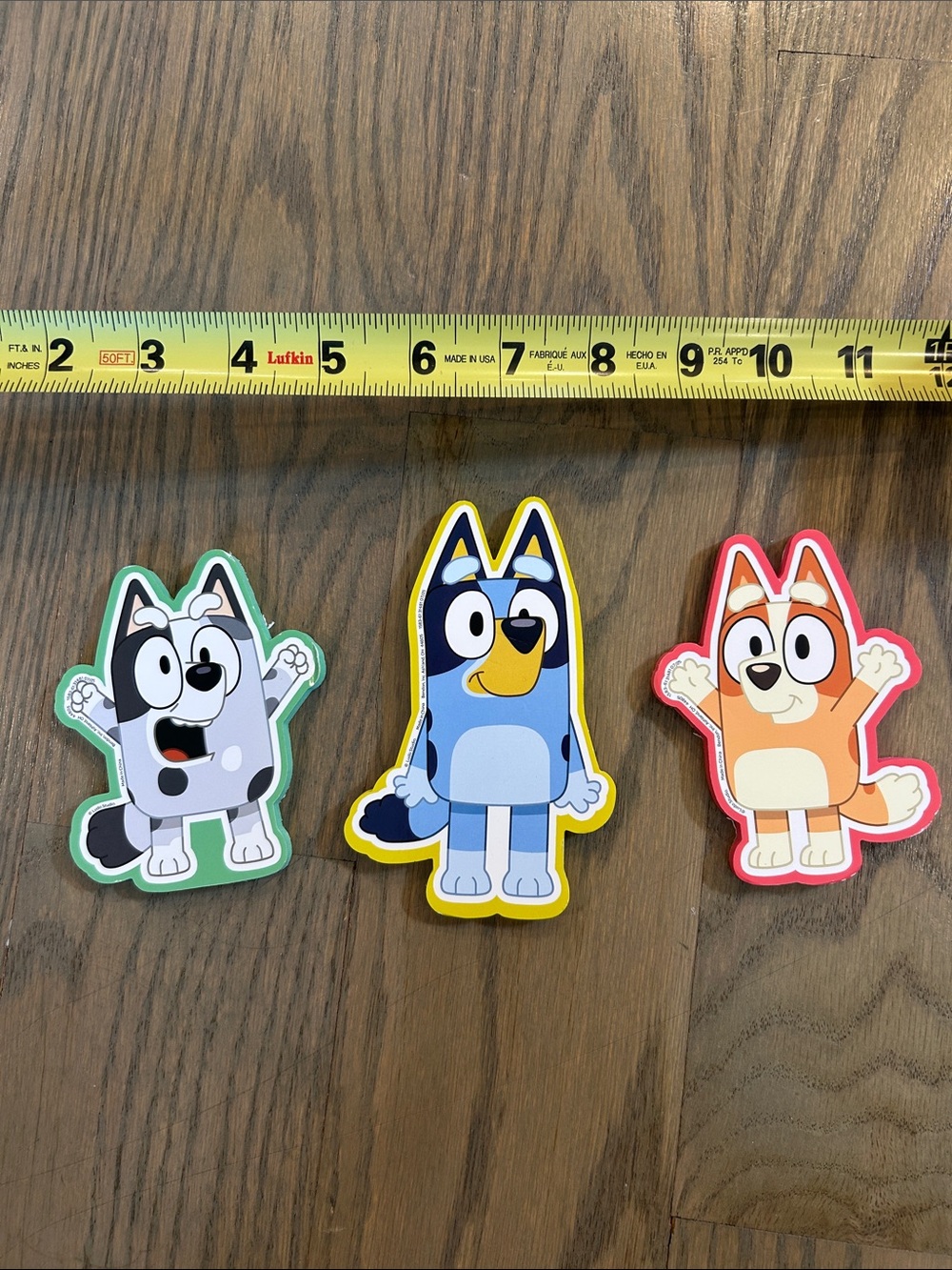 Bluey Character Foam Sticker Set